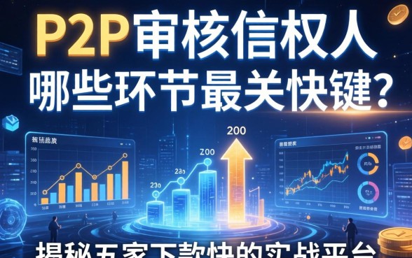P2P审核借款人哪些环节最关键？揭秘五家下款快的实战平台