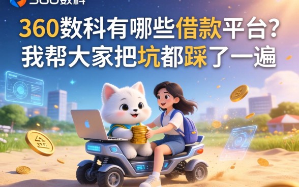 360数科有哪些借款平台？我帮大家把坑都踩了一遍