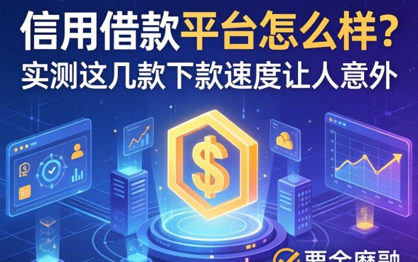 信用借款平台怎么样？实测这几款下款速度让人意外