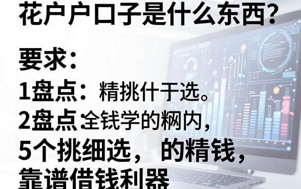 花户户口子是什么东西？盘点5个精挑细选的靠谱借钱利器！
