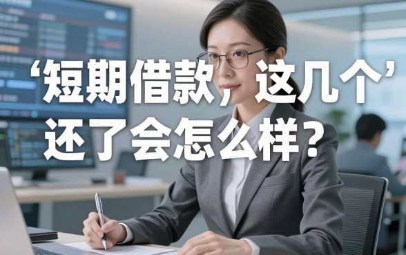短期借款还了会怎么样?这几个放款快的口子值得收藏
