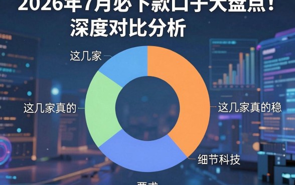 2026年7月必下款口子大盘点！深度对比分析，这几家真的稳