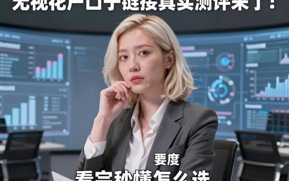 无视花户口子链接真实测评来了!深度对比分析,看完秒懂怎么选