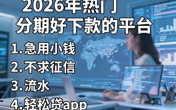 2026年热门分期好下款的平台,整合五个急用小钱不求征信流水轻松贷的app