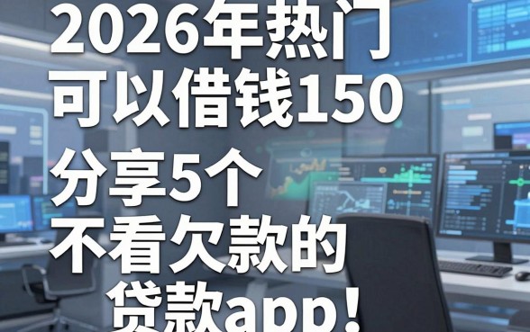 2026年热门可以借钱150，分享5个不看欠款的贷款app