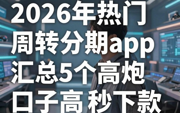 2026年热门周转分期app,汇总5个高炮口子秒下款