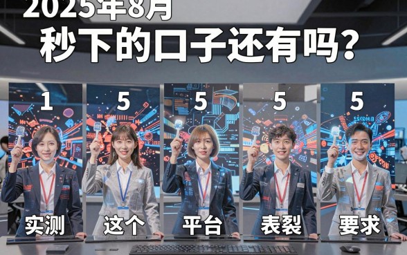 2025年8月秒下的口子还有吗？实测这5个平台表现炸裂！