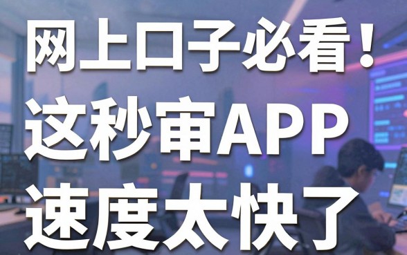 网上口子必看！这几家秒审APP速度太快了