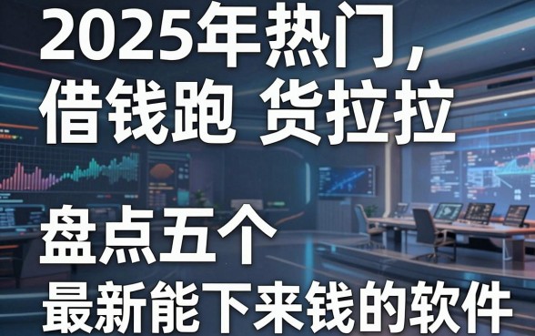2025年热门借钱跑货拉拉,盘点五个最新能下来钱的软件
