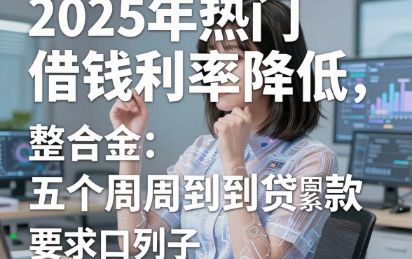 2025年热门借钱利率降低,整合五个周周到贷款相同系列的口子