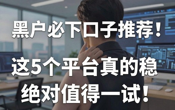 黑户必下口子推荐！这5个平台真的稳，绝对值得一试