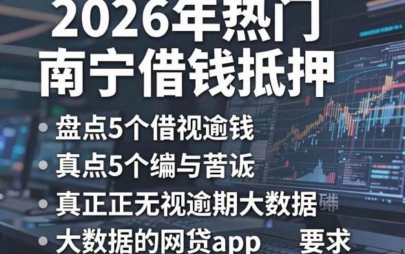 2026年热门南宁借钱抵押,盘点5个真正无视逾期大数据的网贷app