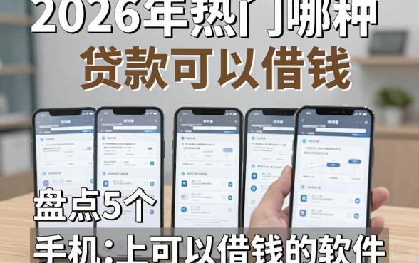 2026年热门哪种贷款可以借钱,盘点5个手机上可以借钱的软件