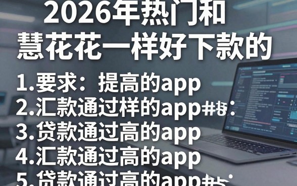 2026年热门和慧花花一样好下款的，汇总5个贷款通过高的app