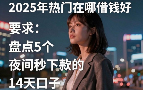 2025年热门在哪借钱好,盘点5个夜间秒下款的14天口子