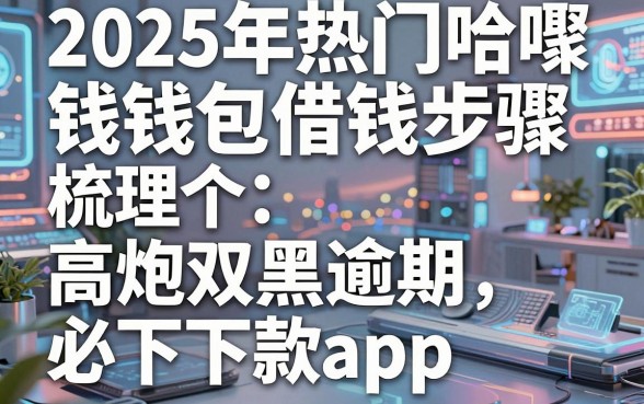 2025年热门哈啰钱包借钱步骤,梳理五个高炮双黑逾期必下款app