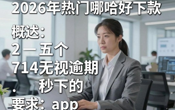 2026年热门哪哈好下款，概括五个714无视逾期秒下的app