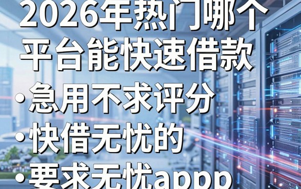2026年热门哪个平台能快速借款,整合五个急用不求评分快借无忧的app