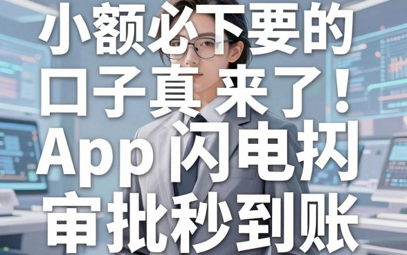 小额必下的口子真来了!这几家App闪电审批秒到账