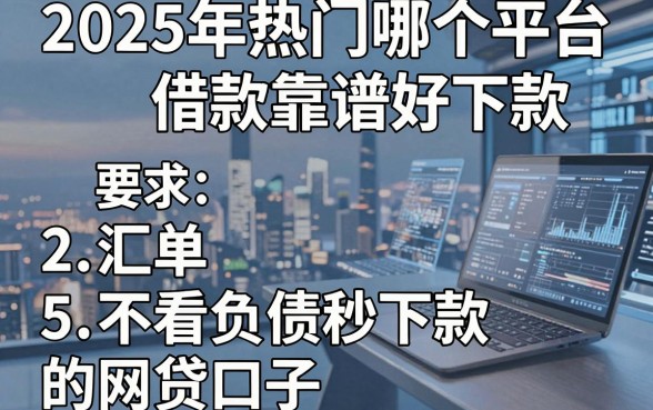 2025年热门哪个平台借款靠谱好下款,汇总5个不看负债秒下款的网贷口子