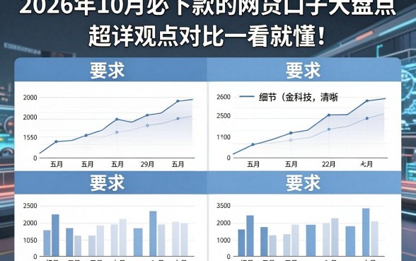 2026年10月必下款的网贷口子大盘点，超详观点对比一看就懂！