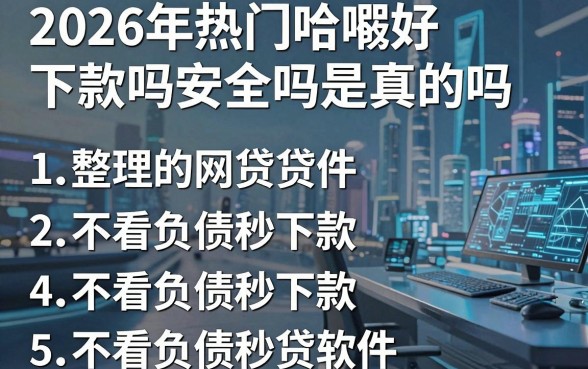 2026年热门哈啰好下款吗安全吗是真的吗,整理5个不看负债秒下款的网贷软件