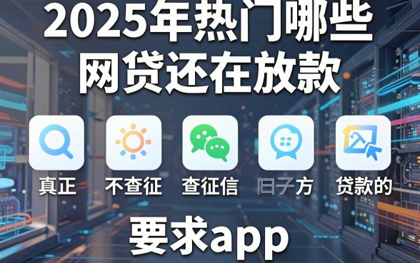 2025年热门哪些网贷还在放款，归纳五个真正不查征信的贷款app