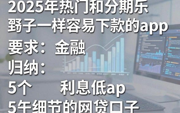 2025年热门和分期乐一样容易下款的app，归纳5个利息低的网贷口子