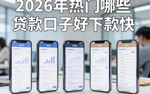 2026年热门哪些贷款口子好下款快，梳理5个手机可以临时借钱的软件