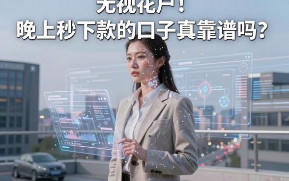 无视花户！晚上秒下款的口子真靠谱吗？深度对比分析揭开真相