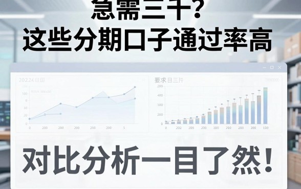 急需三千?这些分期口子通过率高,对比分析一目了然!