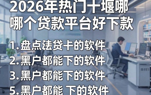 2026年热门十堰哪个贷款平台好下款，盘点五个黑户都能下的软件