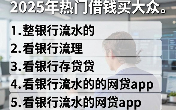 2025年热门借钱买大众,整理5个看银行流水的网贷app