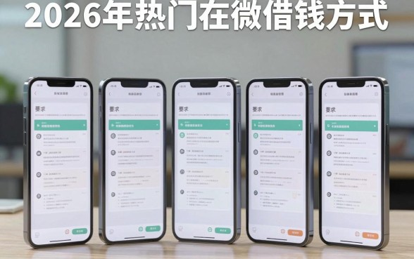 2026年热门在微信借钱方式,梳理五个手机可以临时借钱的口子