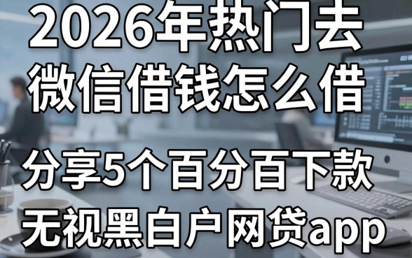 2026年热门去微信借钱怎么借，分享5个百分百下款无视黑白户网贷app
