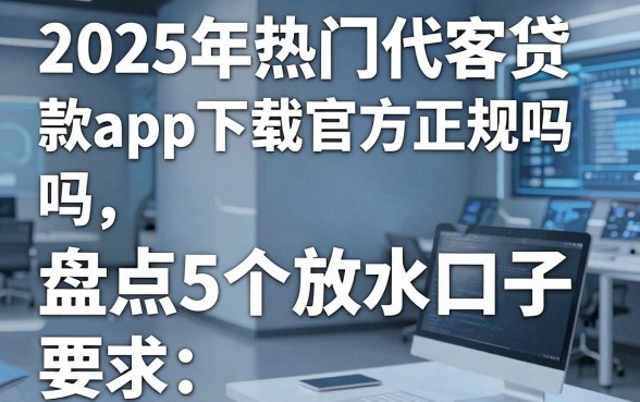 2025年热门代客贷款app下载官方正规吗,盘点5个放水口子