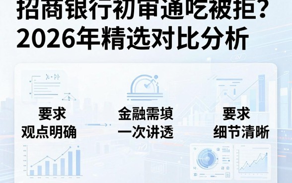招商银行初审通吃被拒?2026年精选对比分析,观点明确一次讲透!