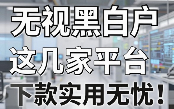 无视黑白户,这几家平台下款实用无忧!
