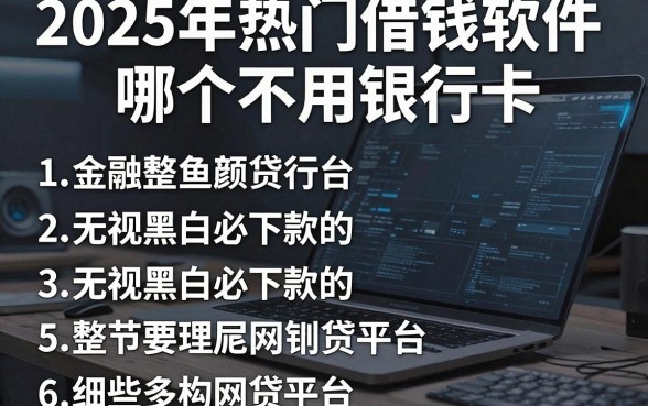 2025年热门借钱软件哪个不用银行卡,整理五个无视黑白必下款的网贷平台