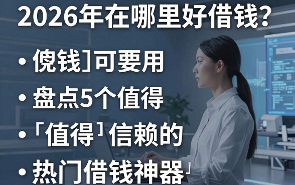 2026年在哪里好借钱？盘点5个值得信赖的热门借钱神器！
