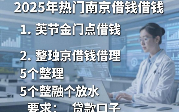 2025年热门南京借钱借钱,整理5个放水的贷款口子