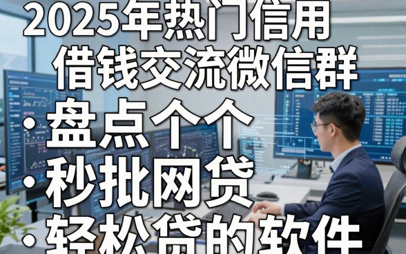 2025年热门信用借钱交流微信群,盘点五个秒批网贷轻松贷的软件