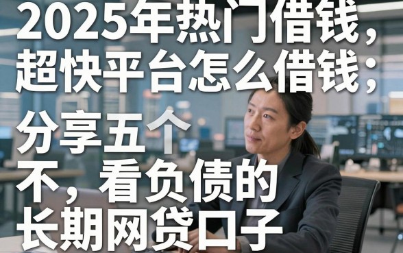 2025年热门借钱超快平台怎么借钱，分享五个不看负债的长期网贷口子