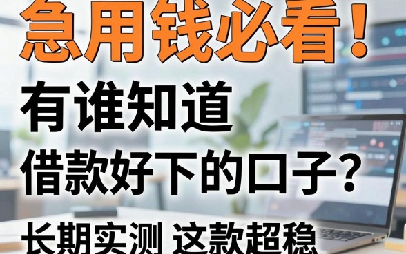 急用钱必看！有谁知道借款好下的口子？长期实测这几家下款超稳！