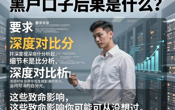 黑户口子后果是什么？深度对比分析，这些致命影响你可能从没想过！