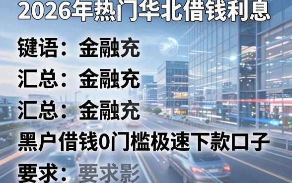 2026年热门华北借钱利息,汇总五个黑户借钱0门槛极速下款口子