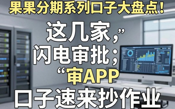 果果分期系列口子大盘点!这几家闪电审批APP口子速来抄作业