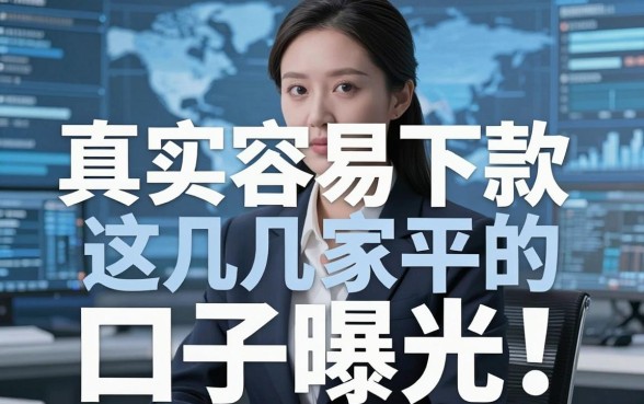 真实容易下款的口子曝光！这几家平台下款表现惊人