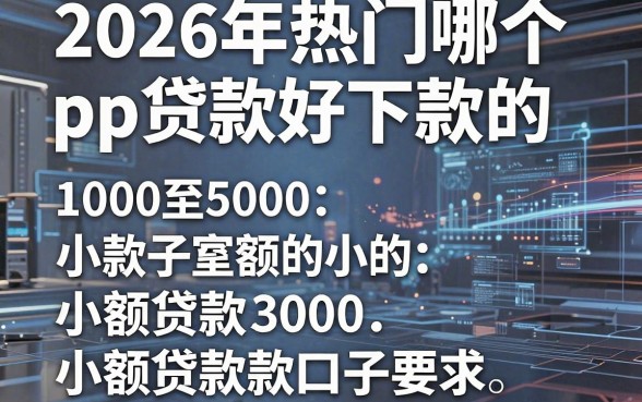 2026年热门哪个pp贷款好下款的,整合五个1000至5000的小额贷款口子