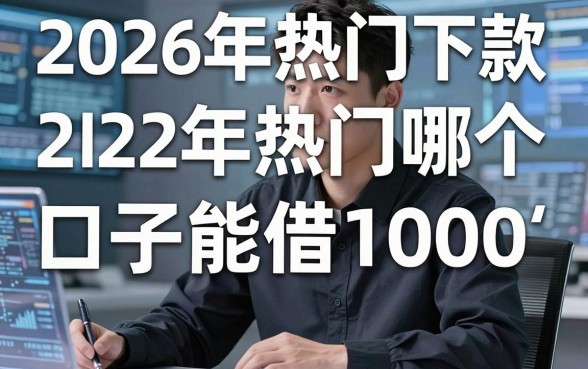 2026年热门哪个口子能借1000,整理五个无视一切是人就下款口子